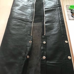 Leather Motorcycle Chaps